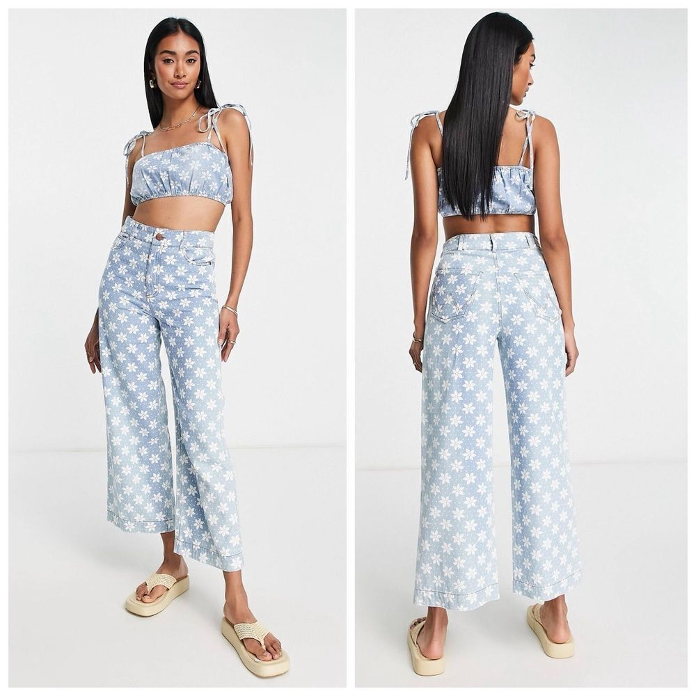 Wrangler x Billabong The Perfect Pair Floral Print Pants